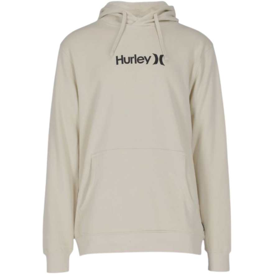 2026 Hurley Mens One And Only Pullover Hoodie MFLAU25OAO - Bone